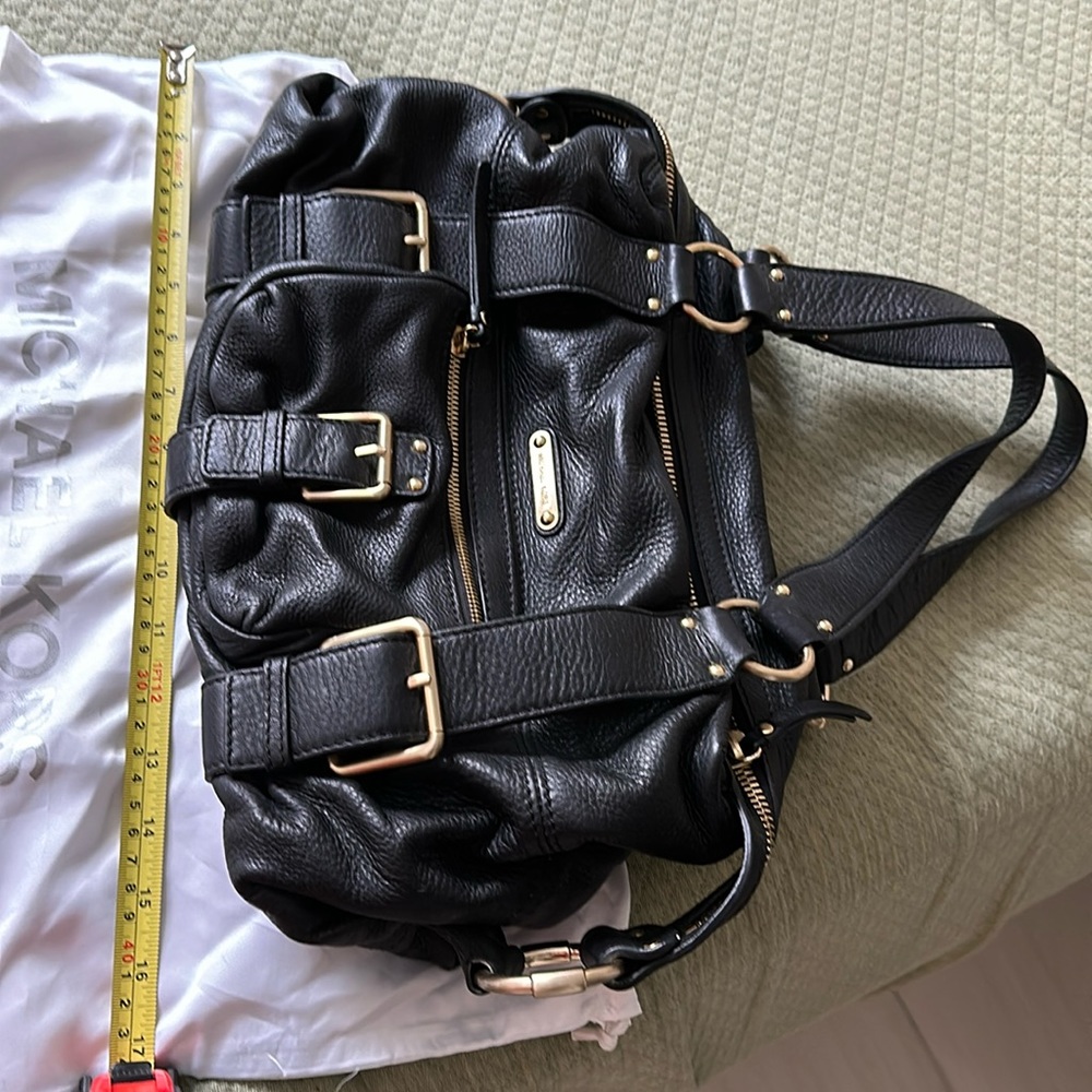 Michael Kors vintage black leather handbag
